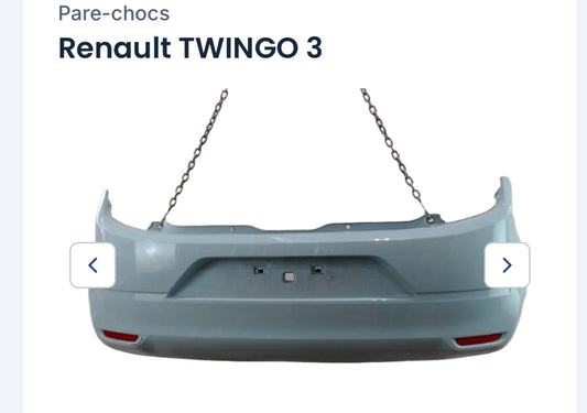 Réemploi
Pare-chocs
Renault TWINGO 3ph1 (arrière )