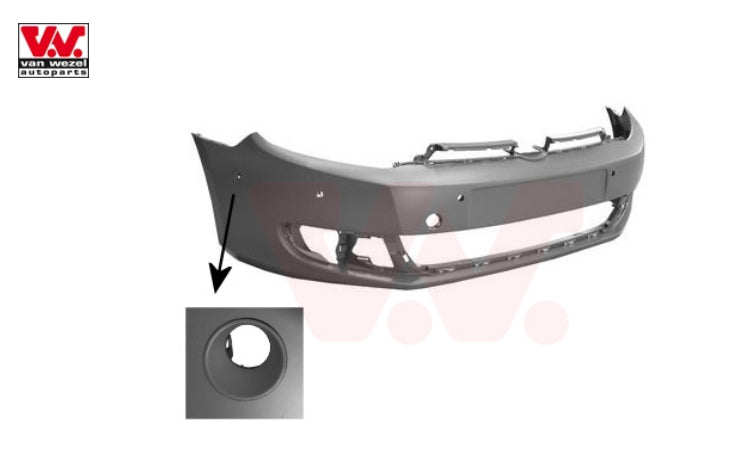 Pare-chocs
VAN WEZEL - 586357 Golf 6