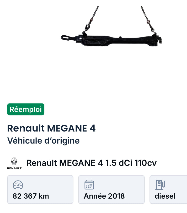 Traverse
Renault MEGANE 4