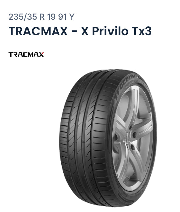 235/35 R 19 91 Y
TRACMAX - X Privilo Tx3