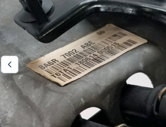 Réemploi Boîte de vitesses
FORD B-MAX

BA6R7002ABF