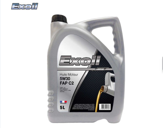 Huile moteur
EXOIL - Huile moteur EXOIL 5W30 C2 spéc. PSA 5L